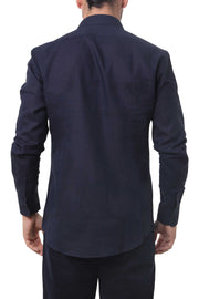 Camicia Lino Blu Navy