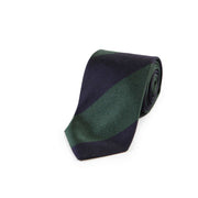 Cravatta Regimental verde e blu