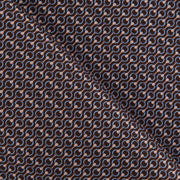 zoom Fazzoletto da Taschino In Seta marrone con Design catene