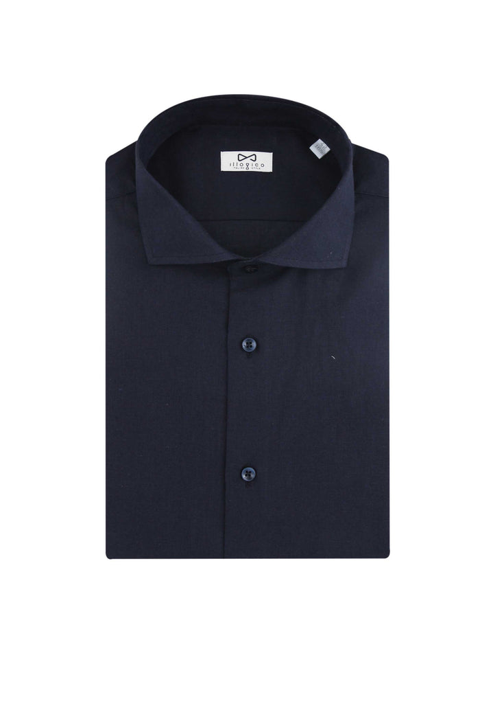 Camicia Lino Blu Navy