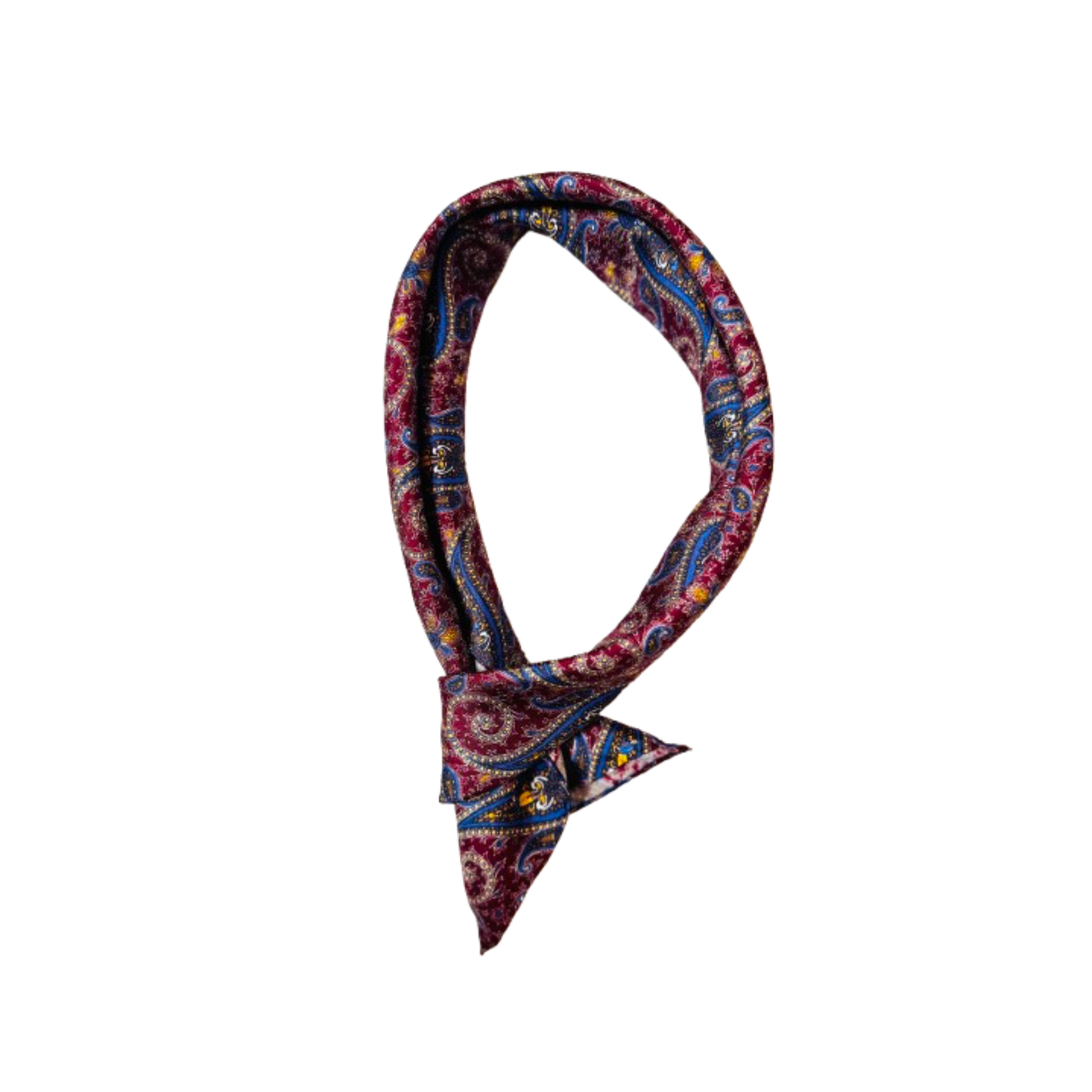 Foulard Rosso Fantasia Cachemire