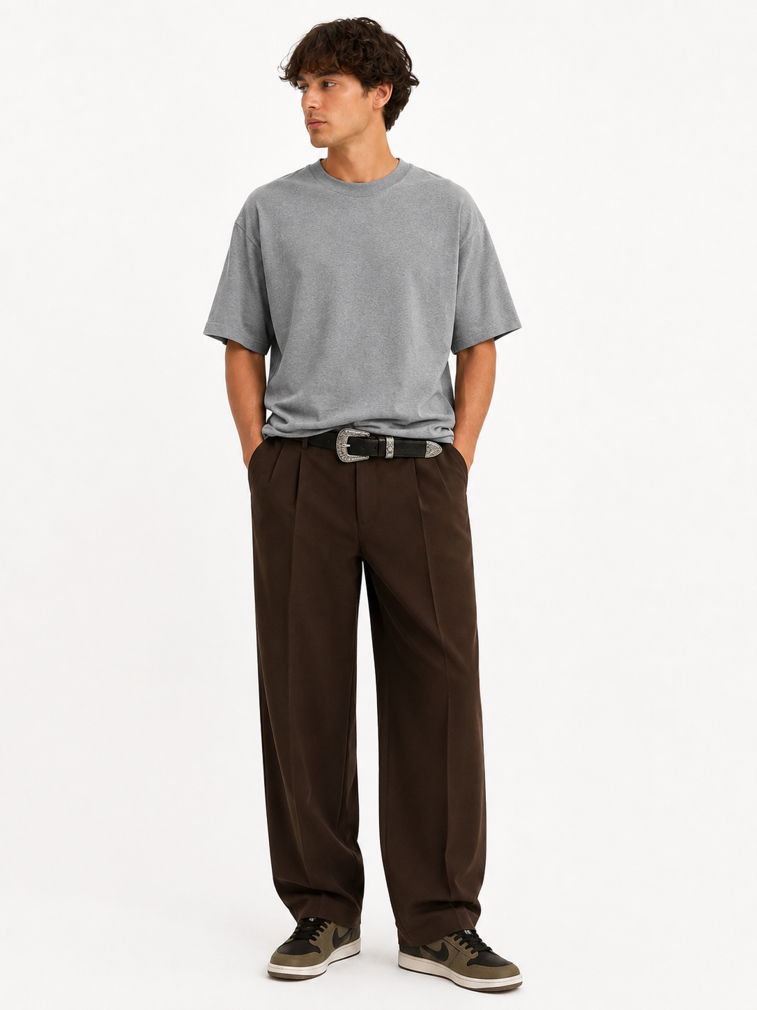 T-shirt Over Grey
