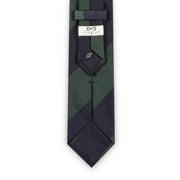 Cravatta Regimental verde e blu