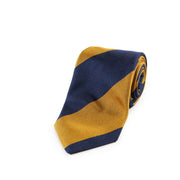 Cravatta Regimental blu e giallo