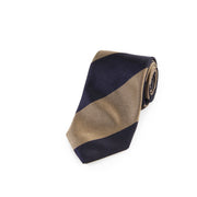 Cravatta Regimental blu e sabbia