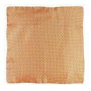 Foulard in Seta arancione con Fantasia fiori