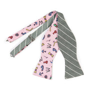 Papillon Grigio e Rosa