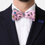 Papillon Grigio e Rosa