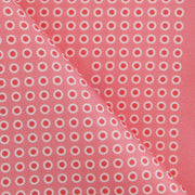zoom Fazzoletto da Taschino In Seta Rosa Con Fantasia Geometrica
