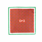 Fazzoletto da Taschino tricolore Italia con pattern Rondini Aperto