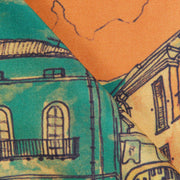 zoom Fazzoletto da Taschino Seta Jacquard Arancio "Arco San Rocco"