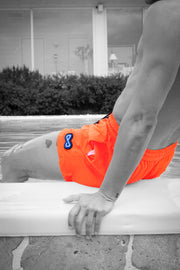 Costume da bagno arancio fluo