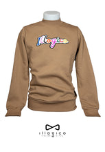 Load image into Gallery viewer, Brown pure cotton crewneck hoodie
