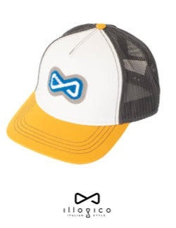 Cappello giallo con visiera