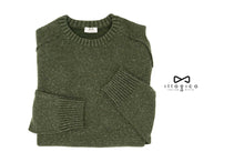 Carica l&#39;immagine nel visualizzatore di Gallery, Maglione verde in misto lana
