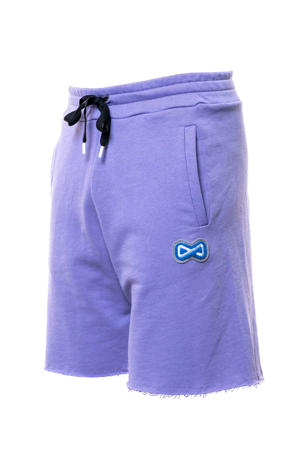 Lilac cotton bermuda shorts