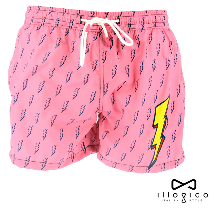 Costume fantasia con fulmine giallo