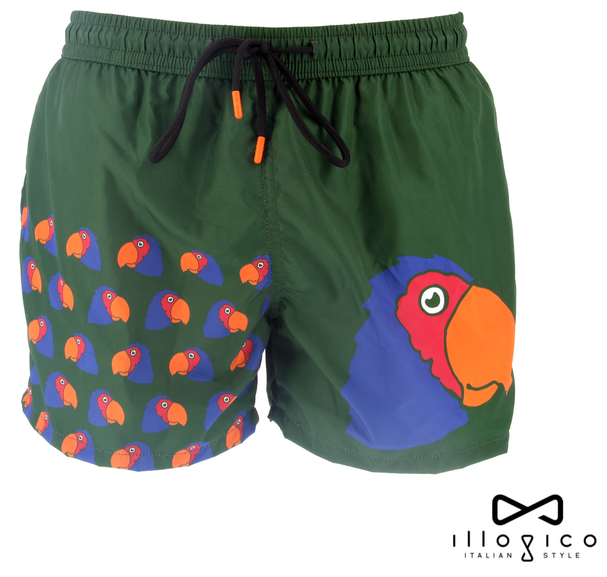 Costume fantasia pappagallo